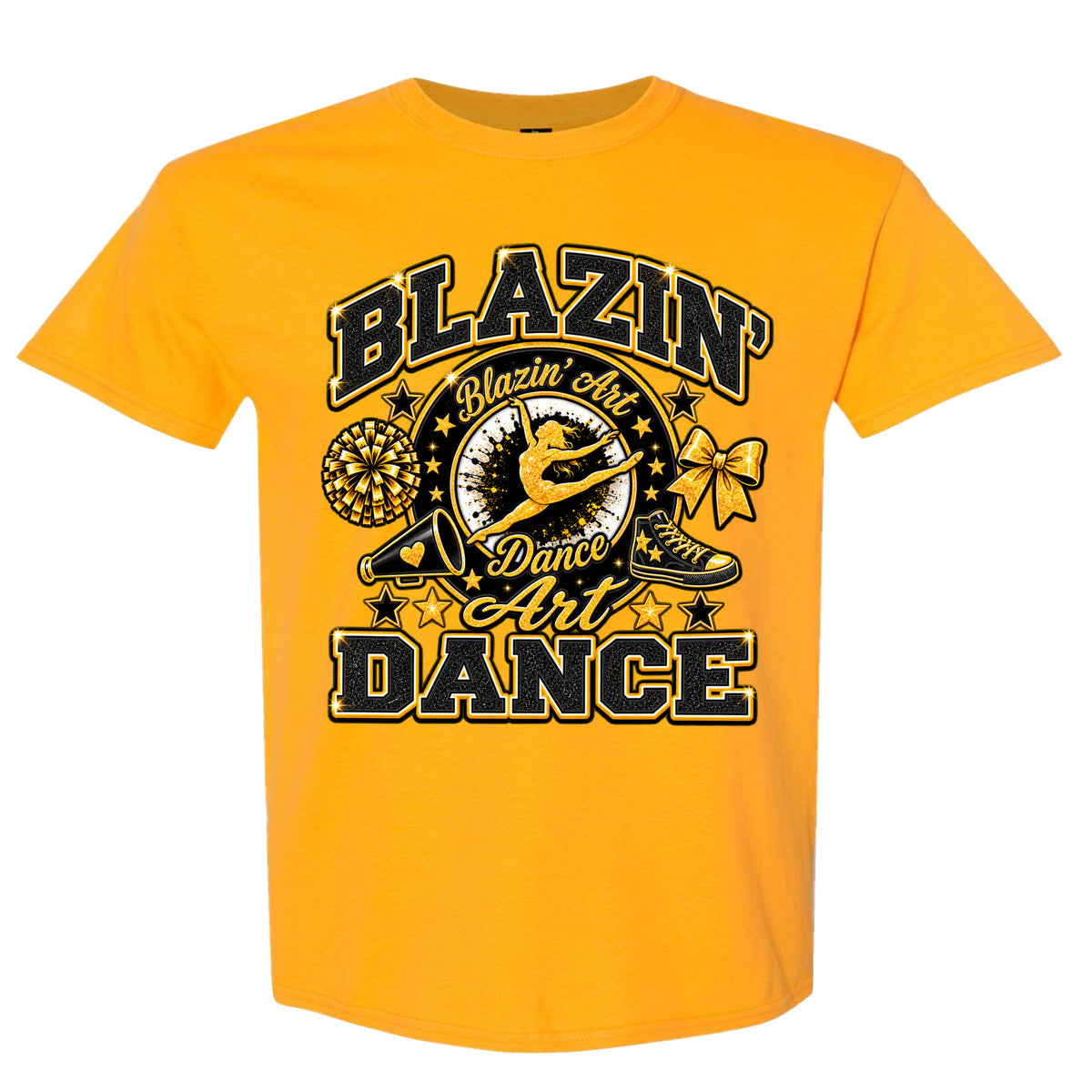 BLAZIN' ARTS COMPETITION TEE GOLD 2