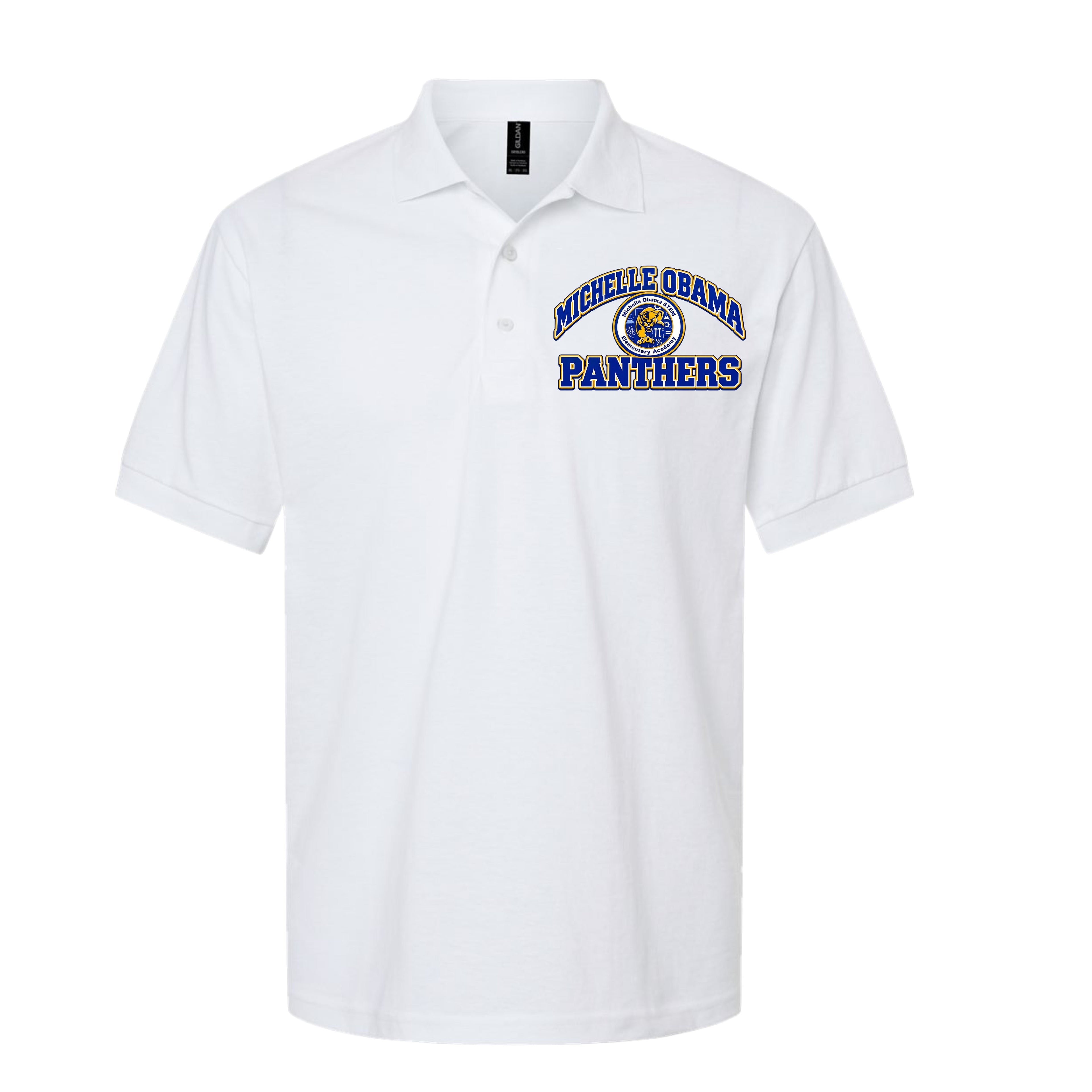 (ADULT) MICHELLE OBAMA ARCHED DESIGN POLO