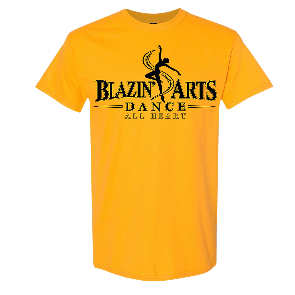 BLAZIN' ARTS COMPETITION TEE GOLD