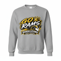 Sport-grey Randallstown Go Rams crewneck with ram mascot artwork