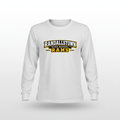 White Randallstown Rams long-sleeve tee with school wordmark artwork