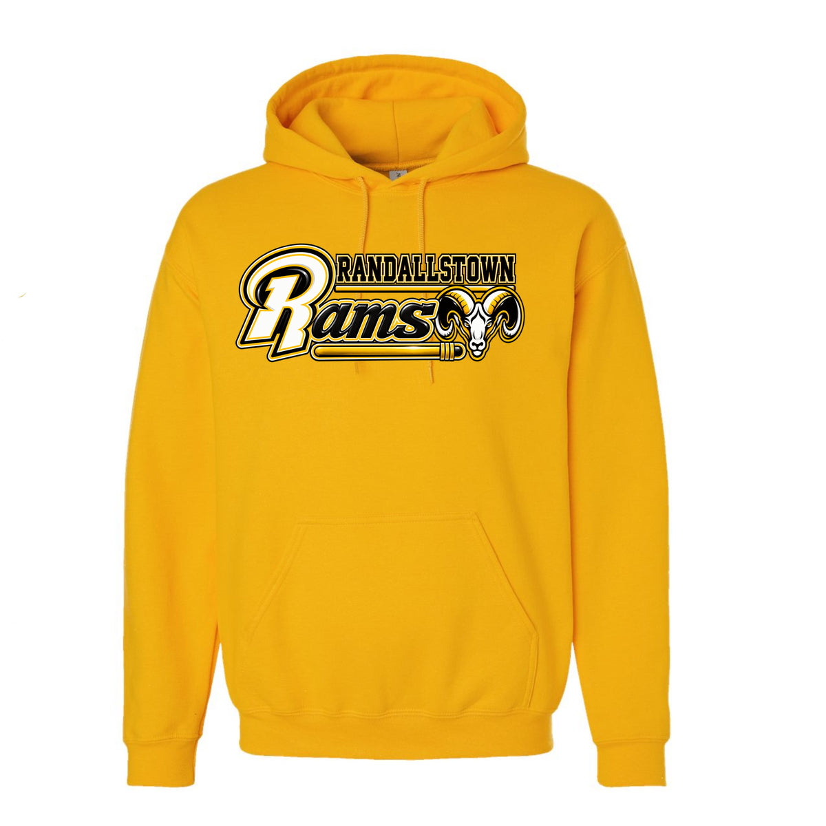 RANDALLSTOWN RAMS GOLD HOODIE