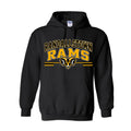 RANDALLSTOWN RAMS BLACK HOODIE