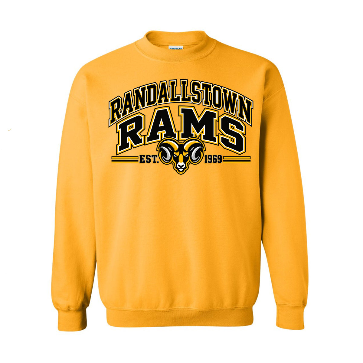 RANDALLSTOWN RAMS GOLD CREWNECK